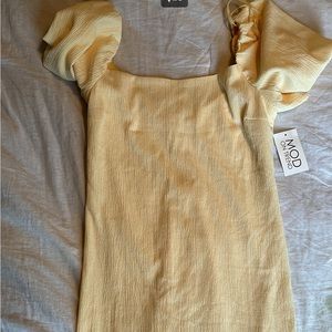 MOD yellow dress